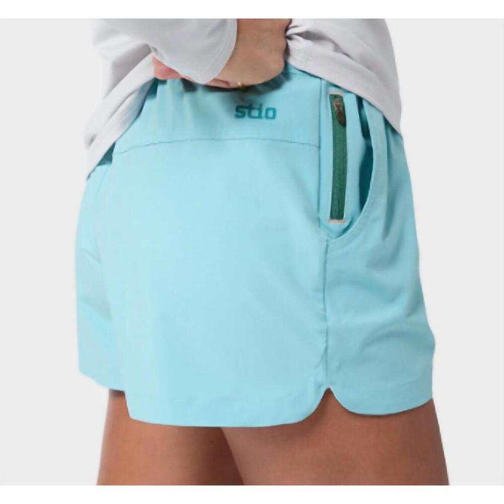 NEW STIO women's cfs drifter short in horizon - Picture 2 of 3
